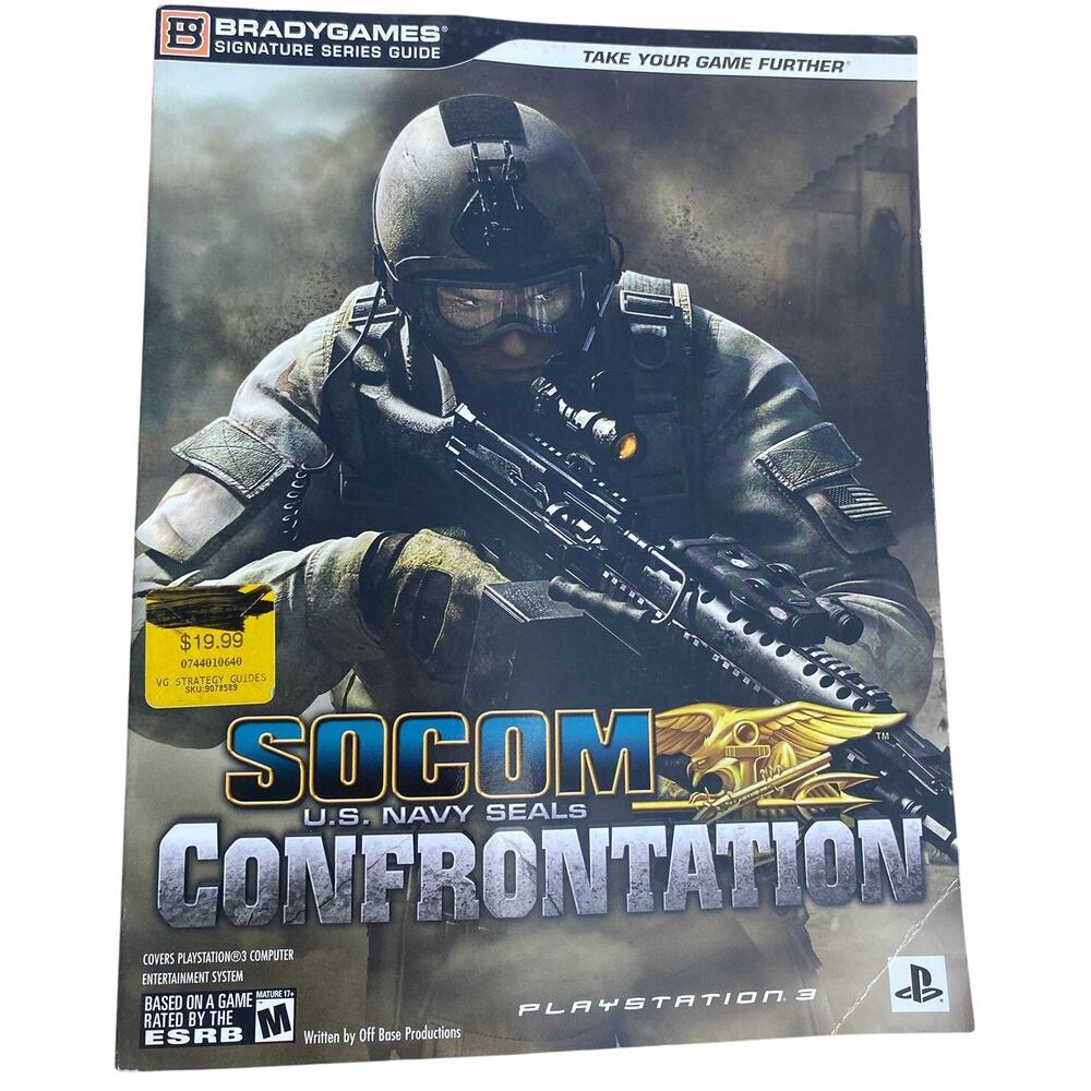 SOCOM U.S. Navy SEALs: Confrontation Official Strategy Guide Brady PS3